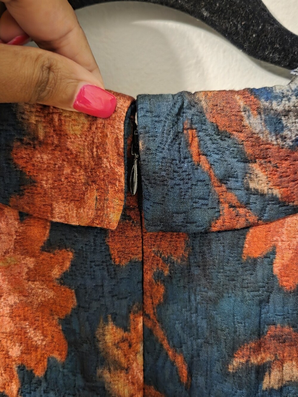 TUCKERNUCK Women's Green Persimmon Floral Jacquard Adelaide Dress. Sz XL - Picture 12 of 16